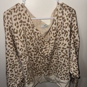 Leopard Print Women's Top